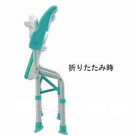 折りたたみシャワーチェアー楽湯DX / 7250 ライトグリーン (2)