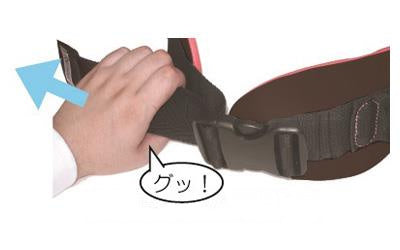 新・入浴用キャリーベルト / 000-7117 黒×黒 M (3)