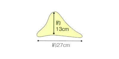 洗えるフィット三角柱クッションⅡ（カバー付） 30cm / 1312-30 パープル (2)