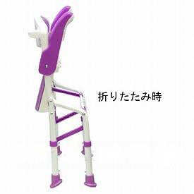 折りたたみシャワーチェアー楽湯DX / 7250 パープル (2)