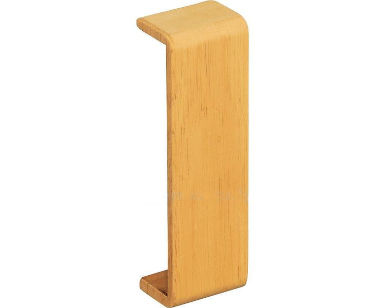 ベースプレート用木製エンドカバー真壁用 100mm / 040-2381 クリア BH-22C (1)