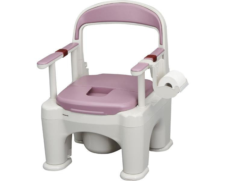 ポータブルトイレ ラフィーネ 脱臭標準プラスチック便座タイプ 傾斜脚付き / PN-L30211V ミスティパープル (1)