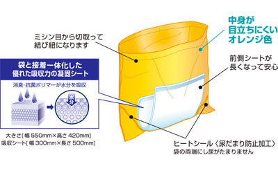 ワンズケア トイレ処理袋 レギュラー / YS-290 30枚入 (3)