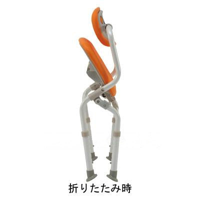 シャワーチェア［ユクリア］ミドルおりたたみN / PN-L42121BR モカブラウン (2)