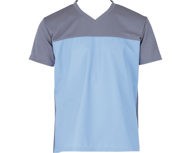入浴介護Tシャツ / 403340 L ブルー (1)