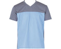入浴介護Tシャツ / 403340 L ブルー (1)