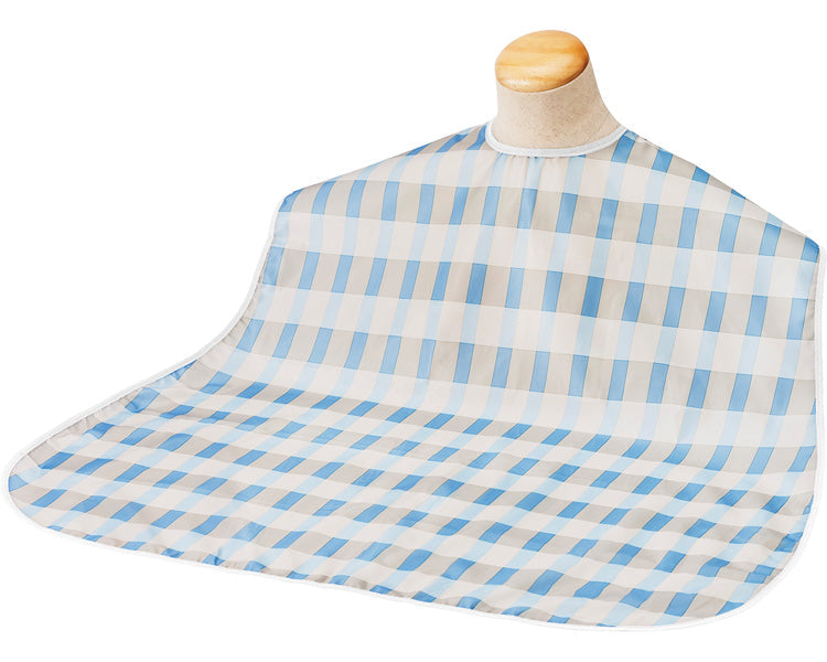ソフラピレンエプロン ボーダーチェック / 102302 ブルー (1)