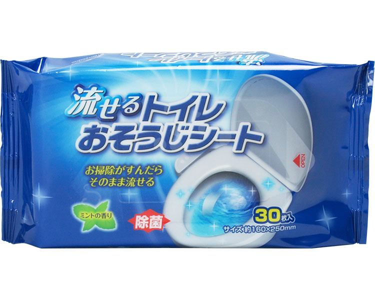 流せるトイレおそうじシート / QB-116 30枚入 (1)