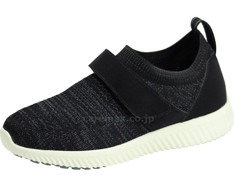 SaiSaiストレッチニットスニーカー WG110 男女兼用 / S ブラック (1)