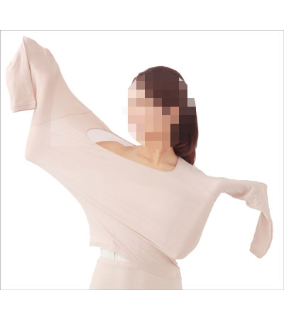 ふんわり着脱なめらかインナー8分袖 婦人用 / 83400132 パープル (2)