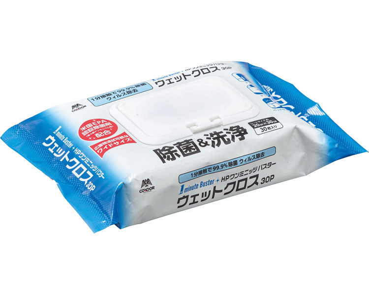 HP1ミニッツバスターウエットクロス30P / MO738-000X-MB 30枚入 (1)