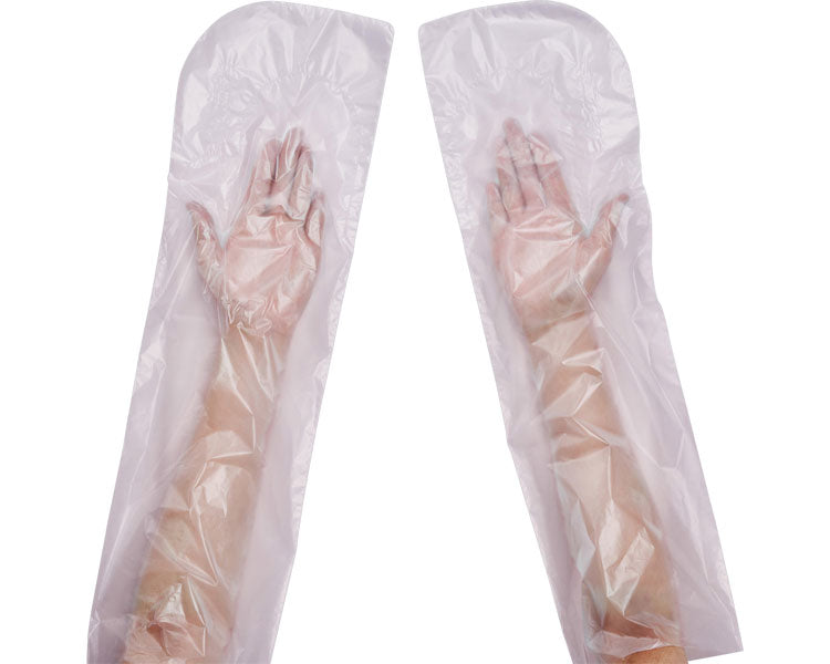 ケープ 介助グローブ 使い捨てタイプ / CK-498 50枚入 左右兼用 (1)