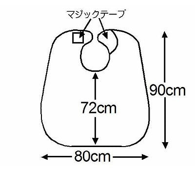エコノミー食事用エプロン / 3002 リーフクリーム (3)