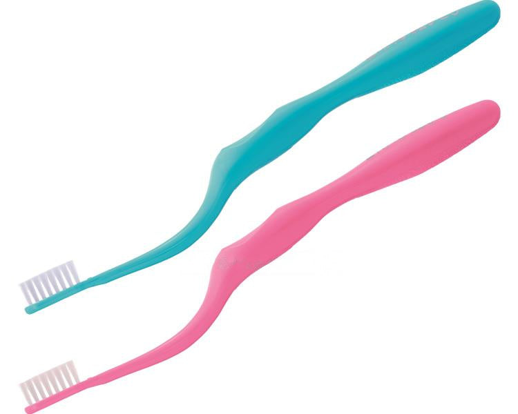 エラックハブラシ 620 6本セット（ピンク4本、ブルー2本） / S（ソフト） (1)