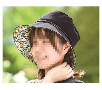 abonet+JARI（アボネット+ジャリ） ハットフラワー / 2081 ブラック フリーサイズ (3)
