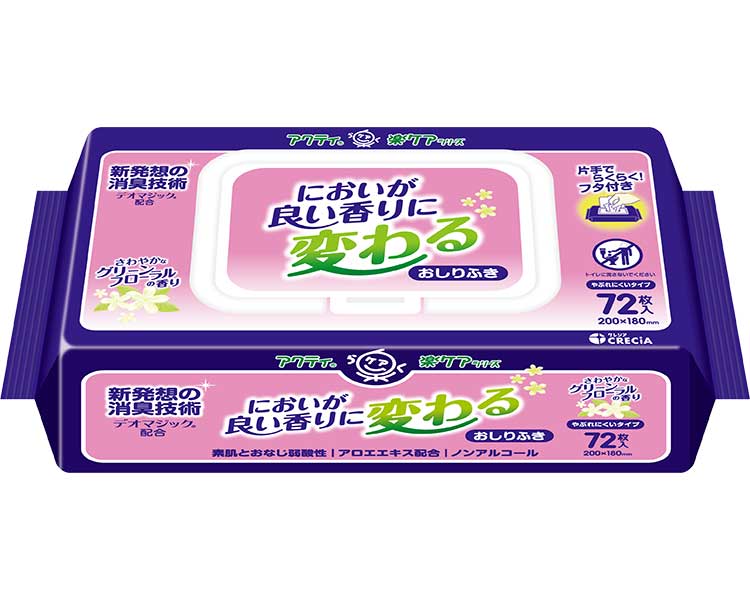 アクティ においが良い香りに変わるおしりふき / 80604 72枚入 (1)