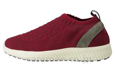 SaiSaiストレッチニットスニーカー WG140 男女兼用 / S ワイン (2)