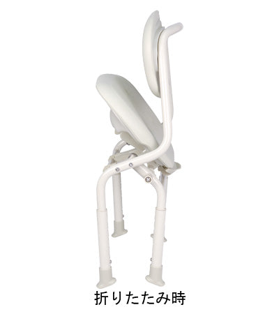 ユニプラス コンパクトシャワーチェア（スマートタイプ） / BSU16 ホワイト (2)