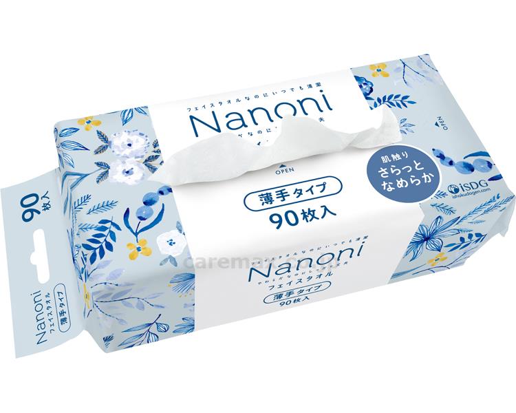 Nanoni（ナノニ）フェイスタオル 薄手タイプ / 90枚入 (1)