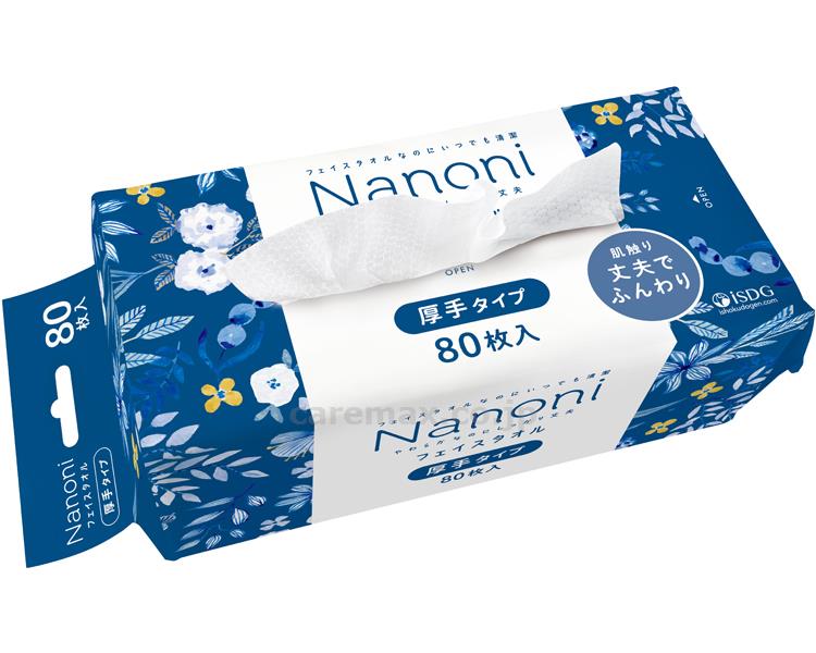 Nanoni（ナノニ）フェイスタオル 厚手タイプ / 80枚入 (1)