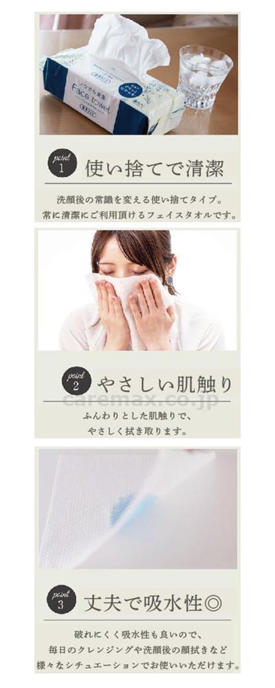 Nanoni（ナノニ）フェイスタオル 厚手タイプ / 80枚入 (2)
