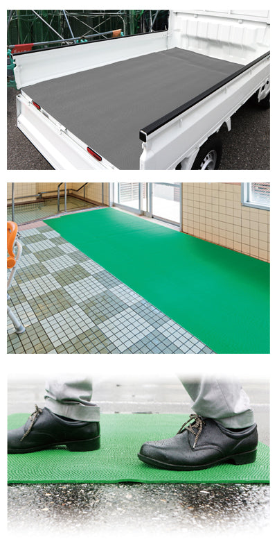 水切り安全歩行マット 90cm×2m / AI-9002BL ブルー (3)