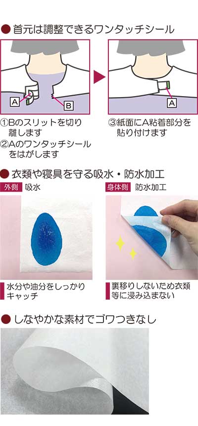 やわらか紙エプロン / 076374 10枚入 (2)