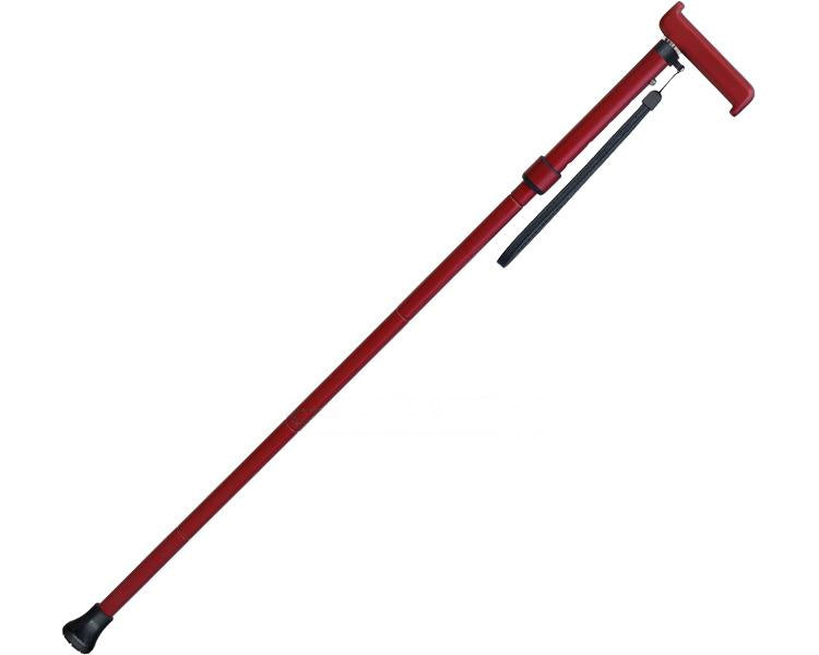 折りたたみめちゃ軽ステッキ / 50C-5 レッド (1)