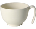 木目持ちやすい茶碗ハンドル付 / NBLS1HB クリーム (1)