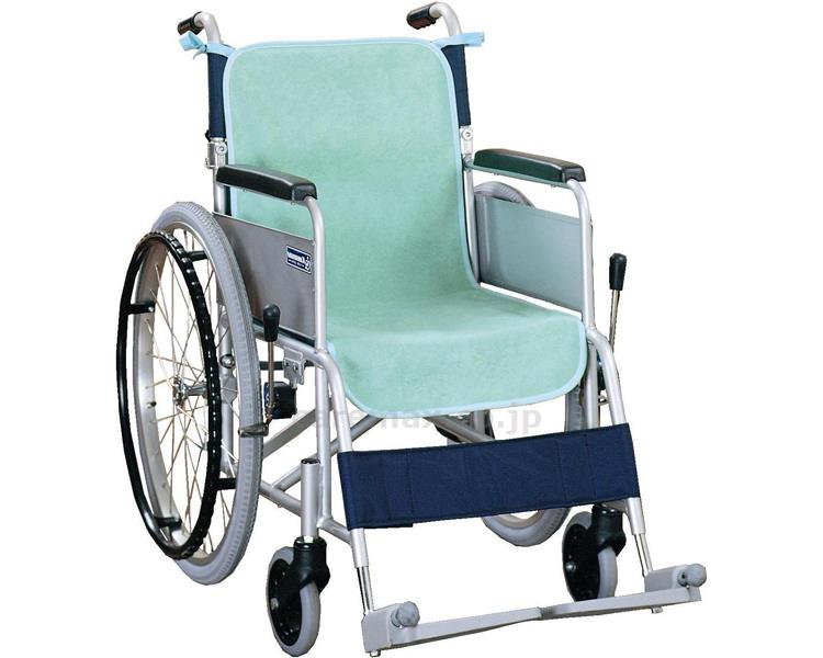 ケアカバー防水シーツ 車いす用 2枚入 / グリーン (1)