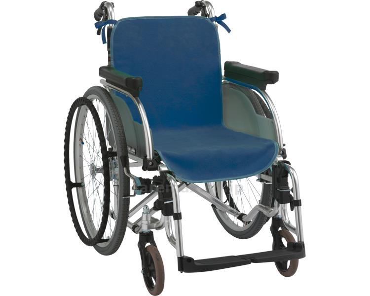 ケアカバー防水シーツ 車いす用 2枚入 / ネイビー (1)