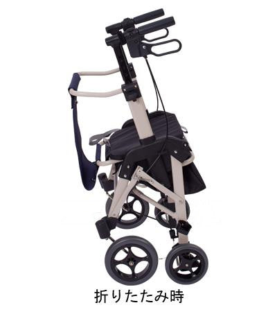 くらしサポート歩行車スムーディ 買物用 カウサポスリム / PN-L70102A ネイビー (2)