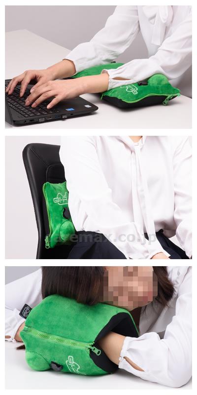 GI-AIR NAP（ジーアイエアーナップ） ポンプ式3WAYピロー / HC-047 ミッドナイトネイビー (3)