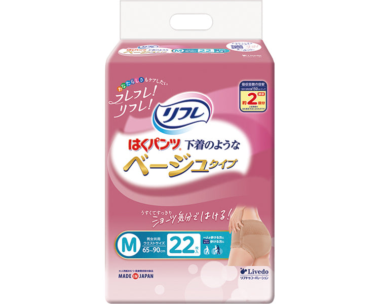 はくパンツ下着のようなベージュタイプ M / 18923 22枚 (1)
