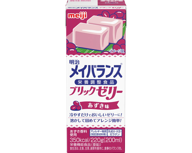 メイバランスブリックゼリー あずき味 / 220g×24個（ケース単位） (1)